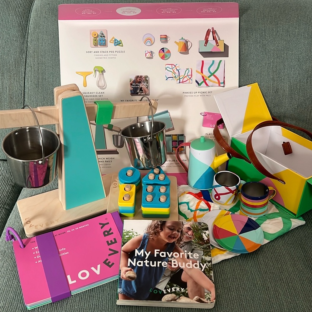 Lovevery The Enthusiast Play Kit (partial) - 28, 29, 30 Months